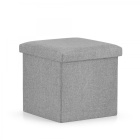 Sedia pieghevole con vano portaoggetti L 36x38x38cm grigio