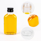 Bottiglia di vetro 10pz 100ml 12cm piatta