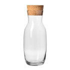 Caraffa di vetro con tappo in sughero 1 l