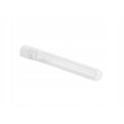 Provetta PS 12x75mm con tappo bianco 50 pezzi