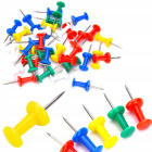 Spilli per bacheche in sughero 50pz 2cm colorati