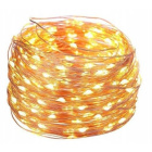 Filo luminoso 100 pezzi LED a batteria colore luce bianco caldo