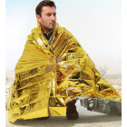 Pellicola termica 160x210cm dorata per la sopravvivenza coperta di salvataggio