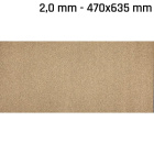 Piastra di tenuta sughero-gomma 470x635x2,0 mm