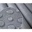 Tessuto impermeabile effetto lino grigio chiaro 160x50cm 210g/m²