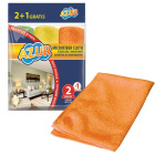 Panni in microfibra York Azur 3 pz