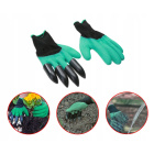 Guanti da giardino con artigli per rastrellare taglia universale