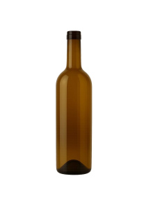Bottiglia di vetro per vino 750ml marrone