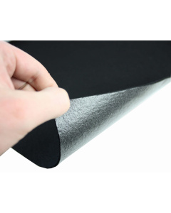 Tessuto non tessuto morbido in feltro nero con colla 3mm 50x150cm 400g/m&sup2;​