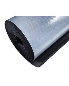 Schiuma isolante autoadesiva gomma impermeabile 9mm 25x100cm ISOLMAT M09S