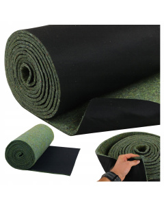 Feltro fonoisolante per auto 15 mm, 50 × 100 cm – con velluto nero