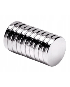 Magnete cilindrico in neodimio forte 10x1mm 10pz