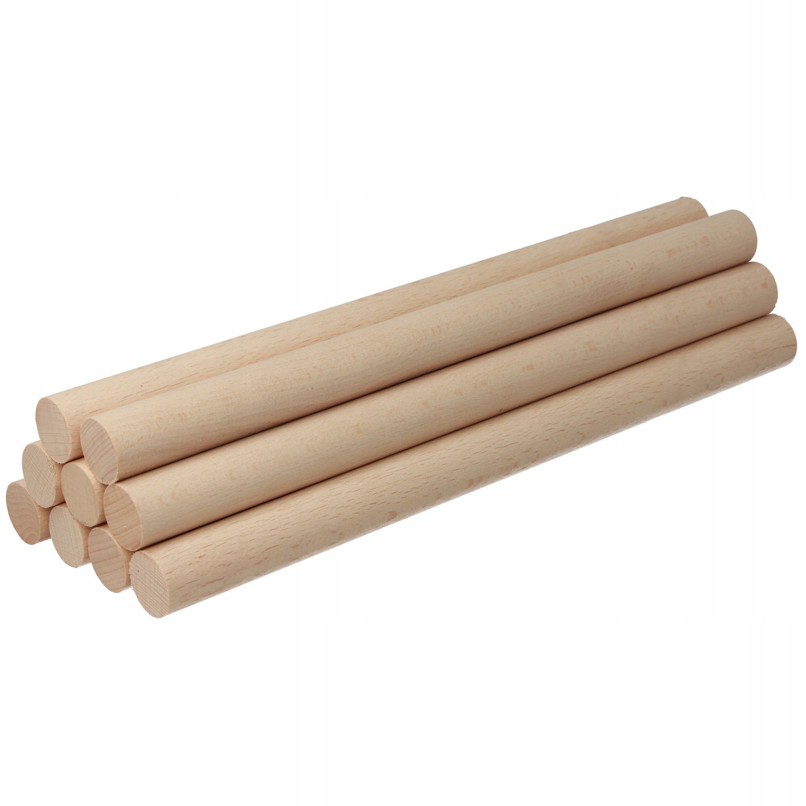 Bastone di legno 30cm 16mm legno di faggio naturale megamix.sk