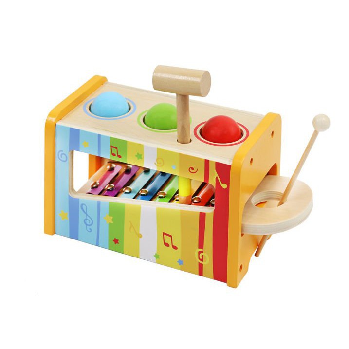 Cembali di legno con martelletto per bambini megamix.sk
