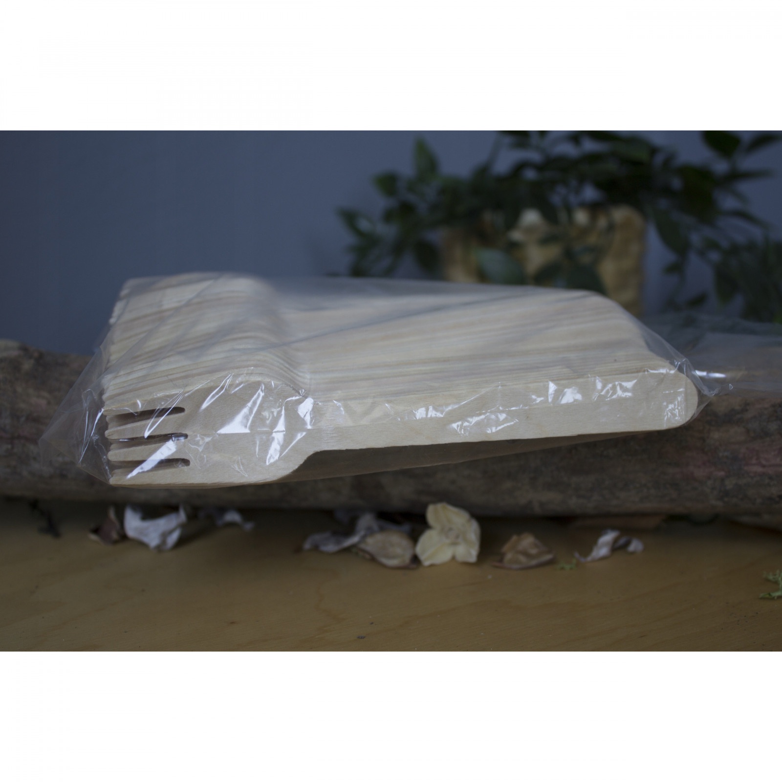 Forchette di legno 100 pezzi 16cm Eco megamix.sk