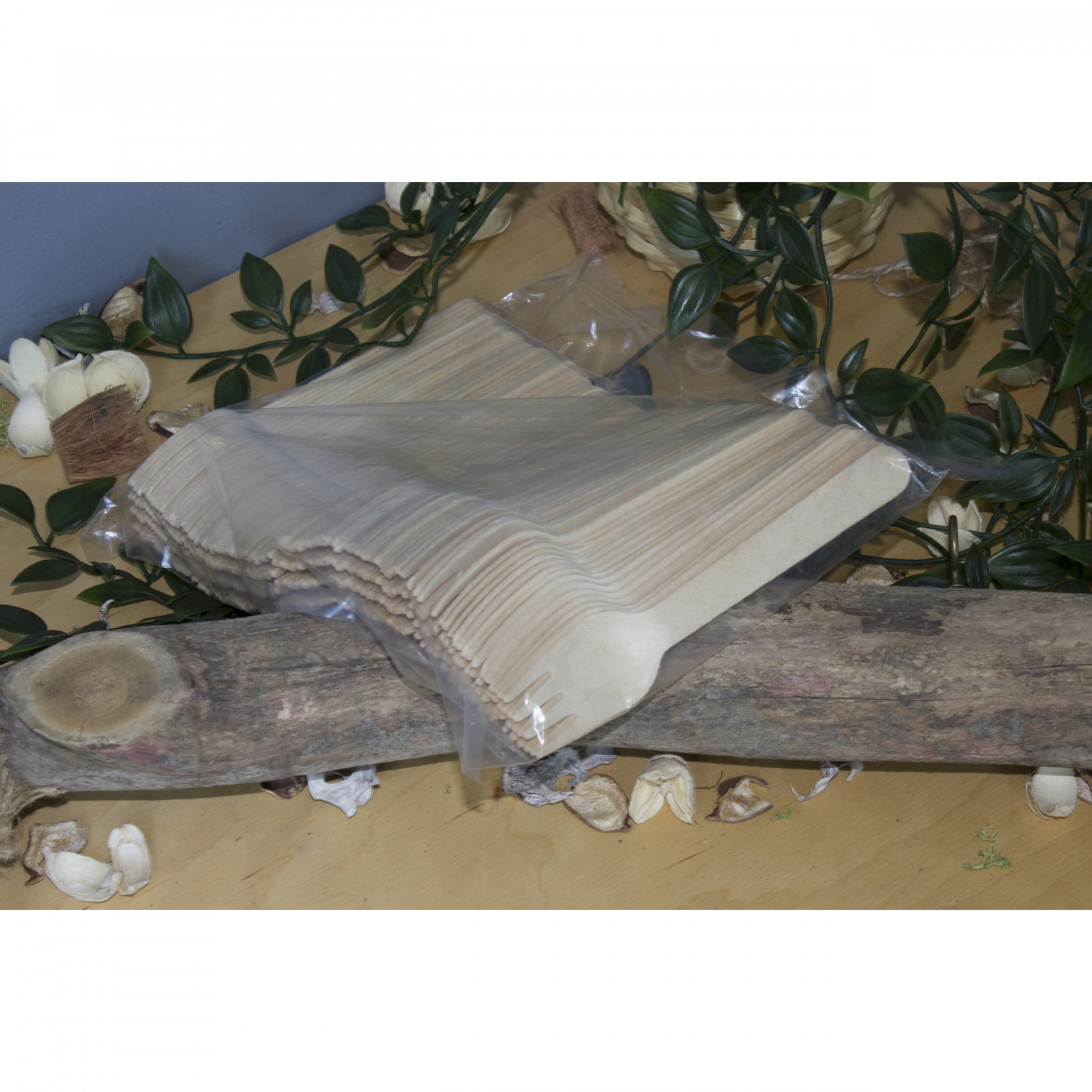 Forchette di legno 100 pezzi 16cm Eco megamix.sk