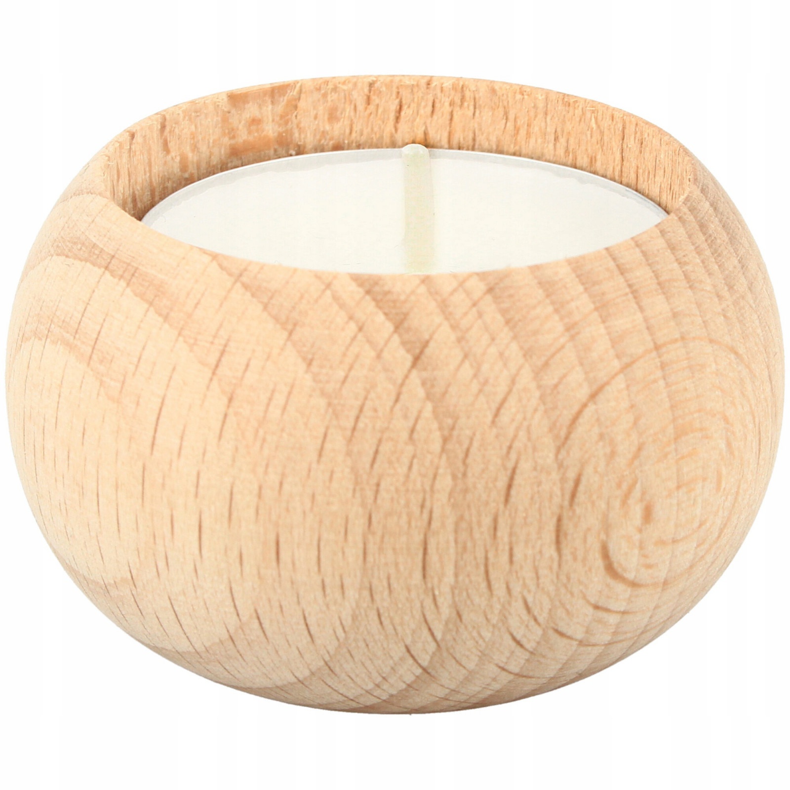 Portacandele in legno ovale 5,2x3,5cm faggio megamix.sk