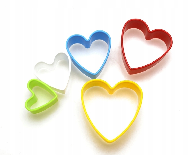 Formine colorate per biscotti 5 pezzi