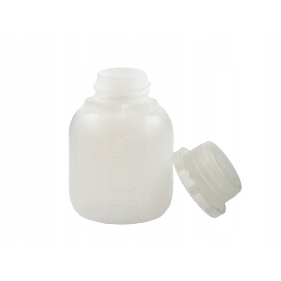 bottiglia 100ml HDPE e tappo con chiusura trasparente megamix.sk