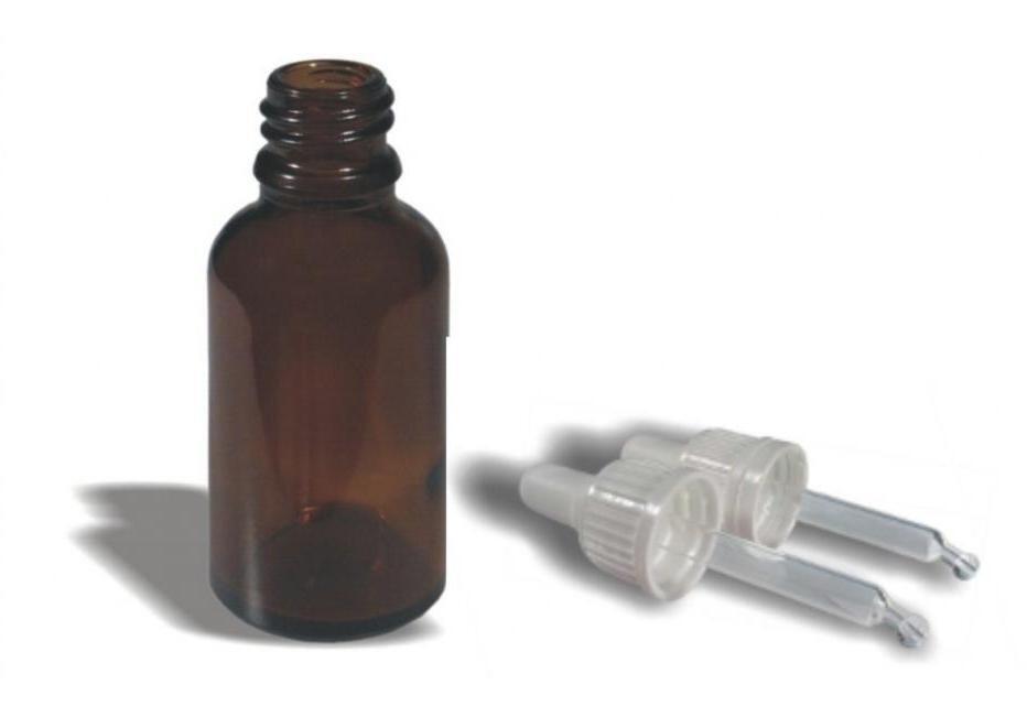 bottiglia da 30ml da farmacia con pipetta e tappo a vite megamix.sk