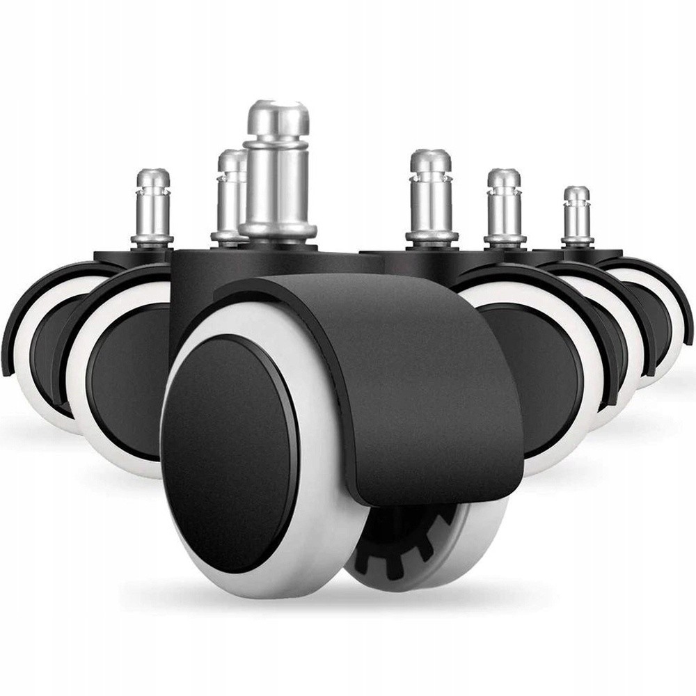 Ruote in gomma per sedia 11mm 5 pezzi gomma resistente megamix.sk