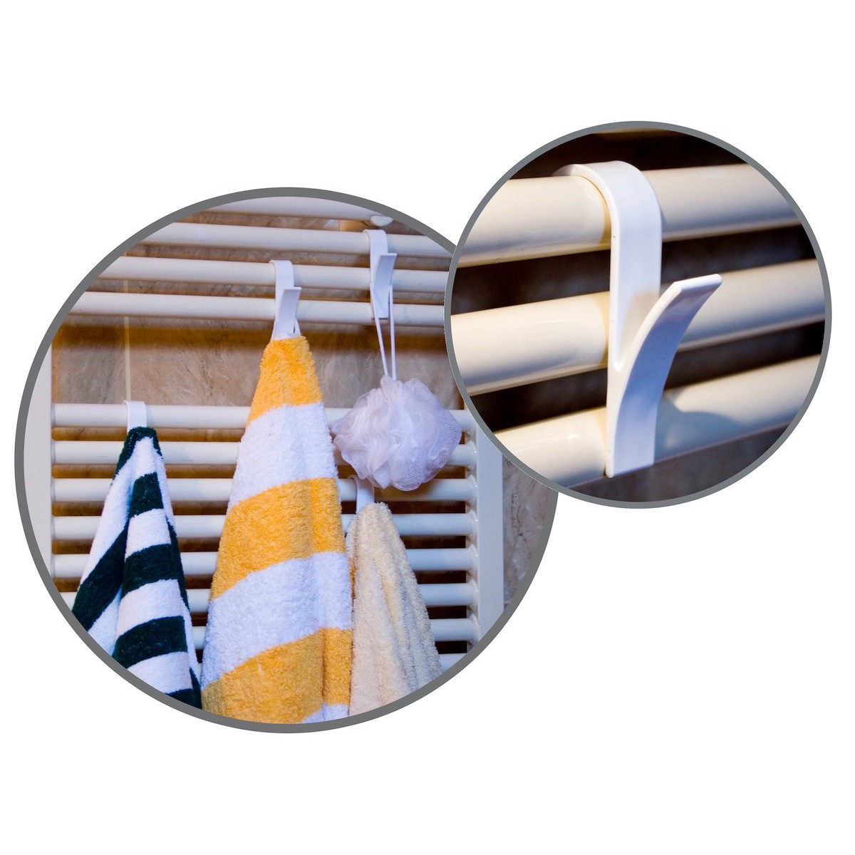 ganci per tende da bagno per radiatore per asciugamani 6 pezzi megamix.sk