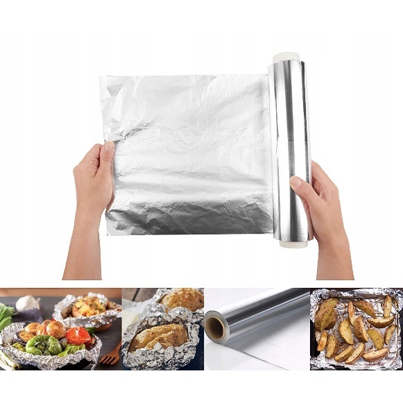 foglio di alluminio spesso 1kg 29cm per cottura grigliatura megamix.sk