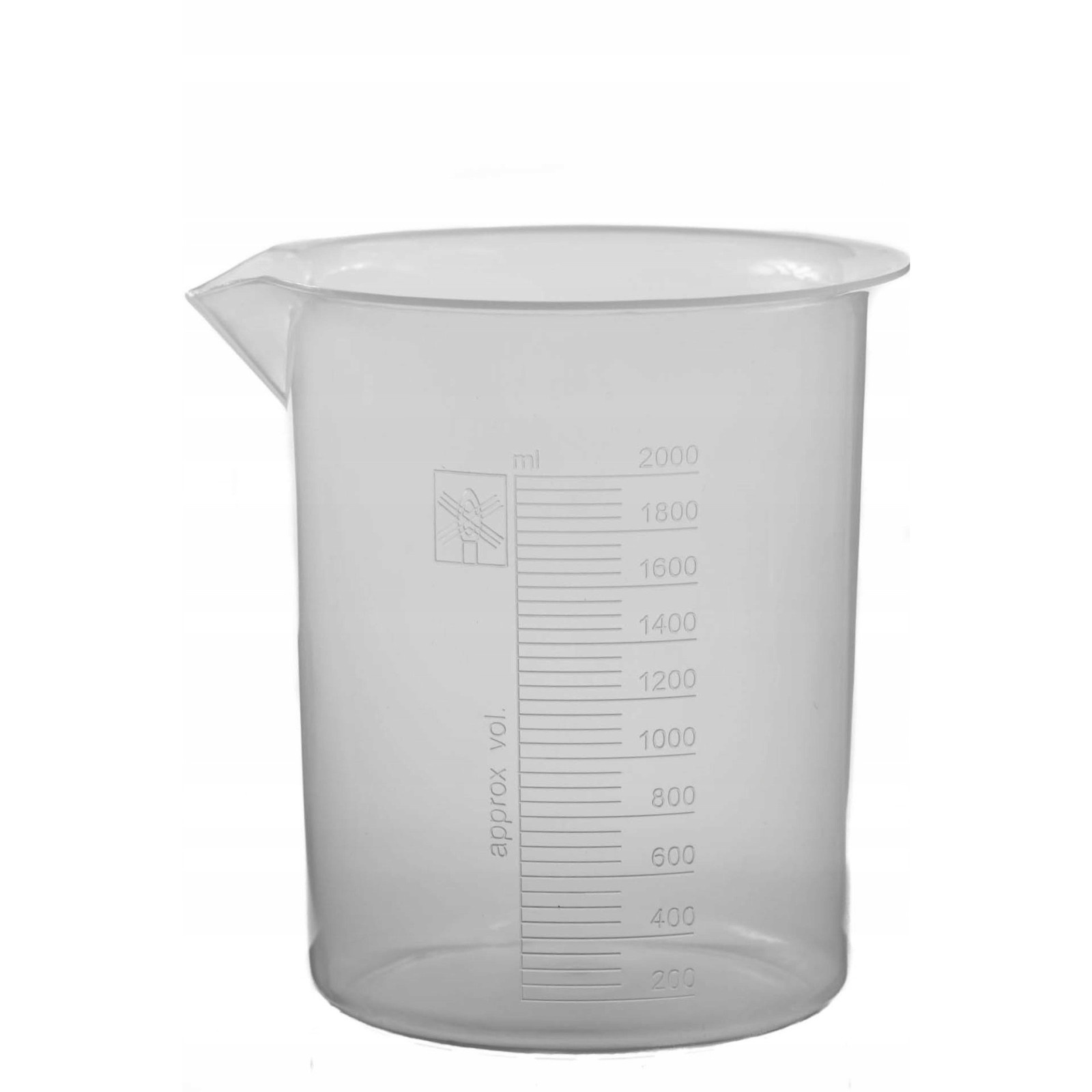 becco con scala incisa 2000ml PP 18cm megamix.sk