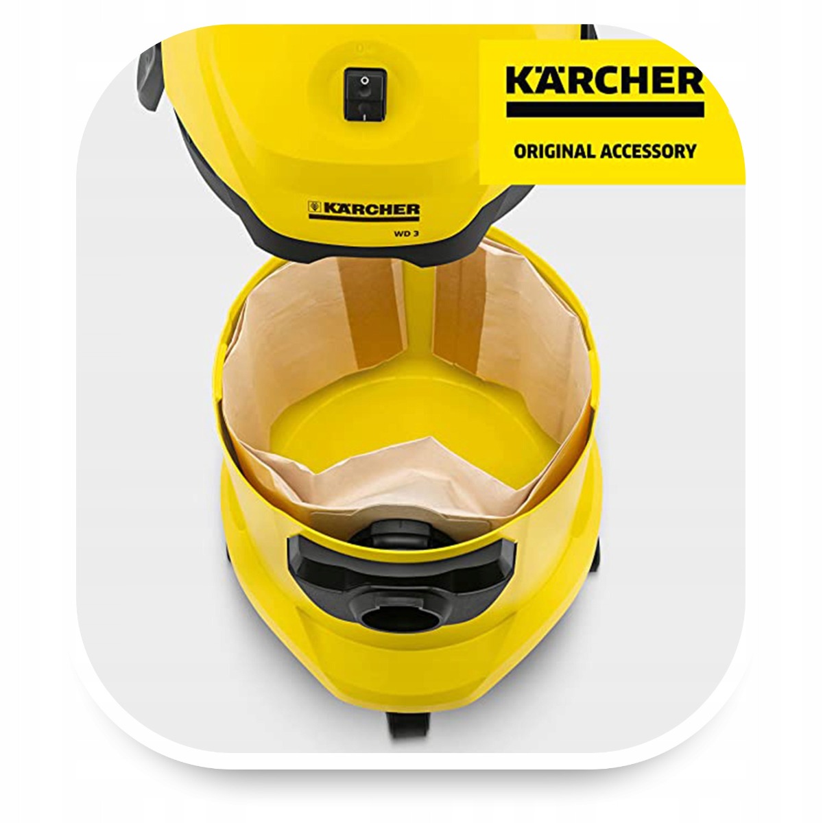 Sacchetti filtranti in tessuto non tessuto Kärcher per aspirapolvere WD2 / WD3 4 pezzi megamix.sk