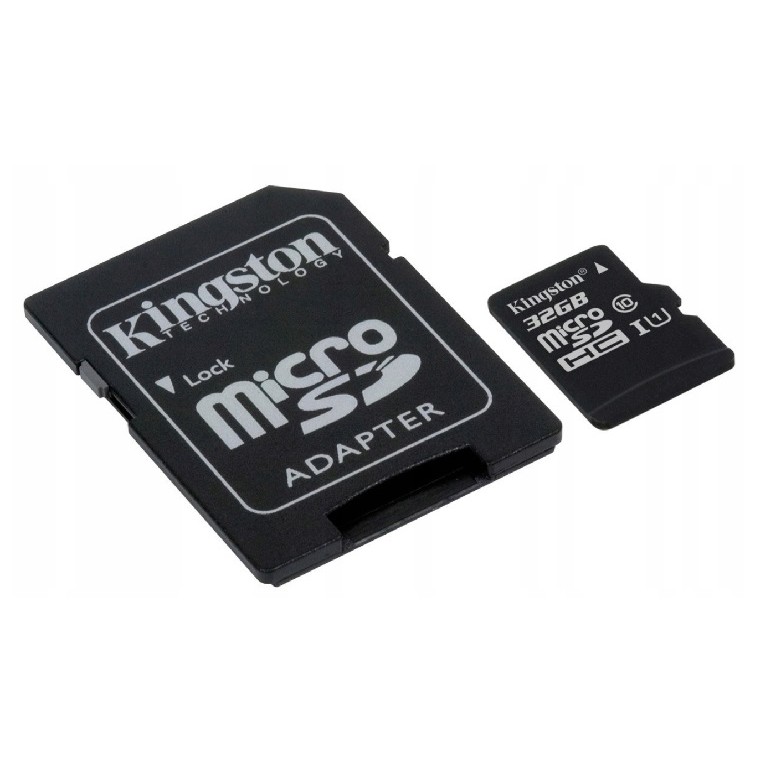 Scheda MicroSD KINGSTON 32GB micro CLASSE 10 + adattatore SD megamix.sk