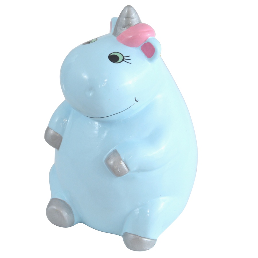 Salvadanaio in ceramica Unicorn vari colori