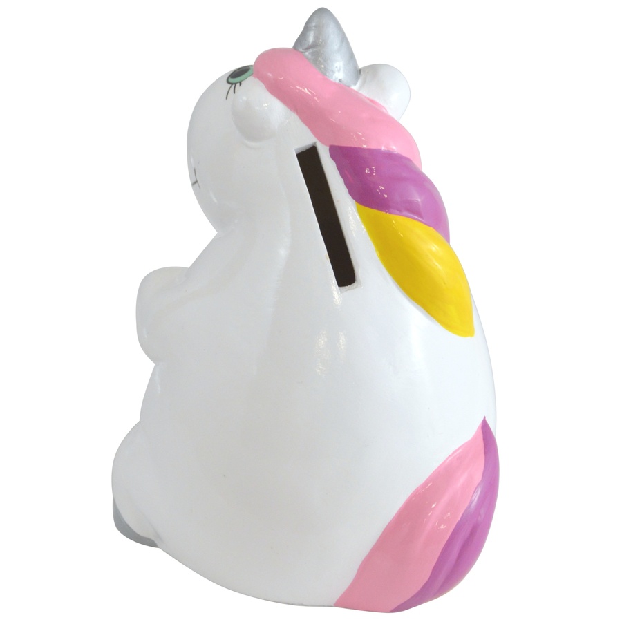 Salvadanaio in ceramica Unicorn vari colori