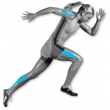 Taping kinesiologico 5 cm x 5 m KINESIOTAPING megamix.sk