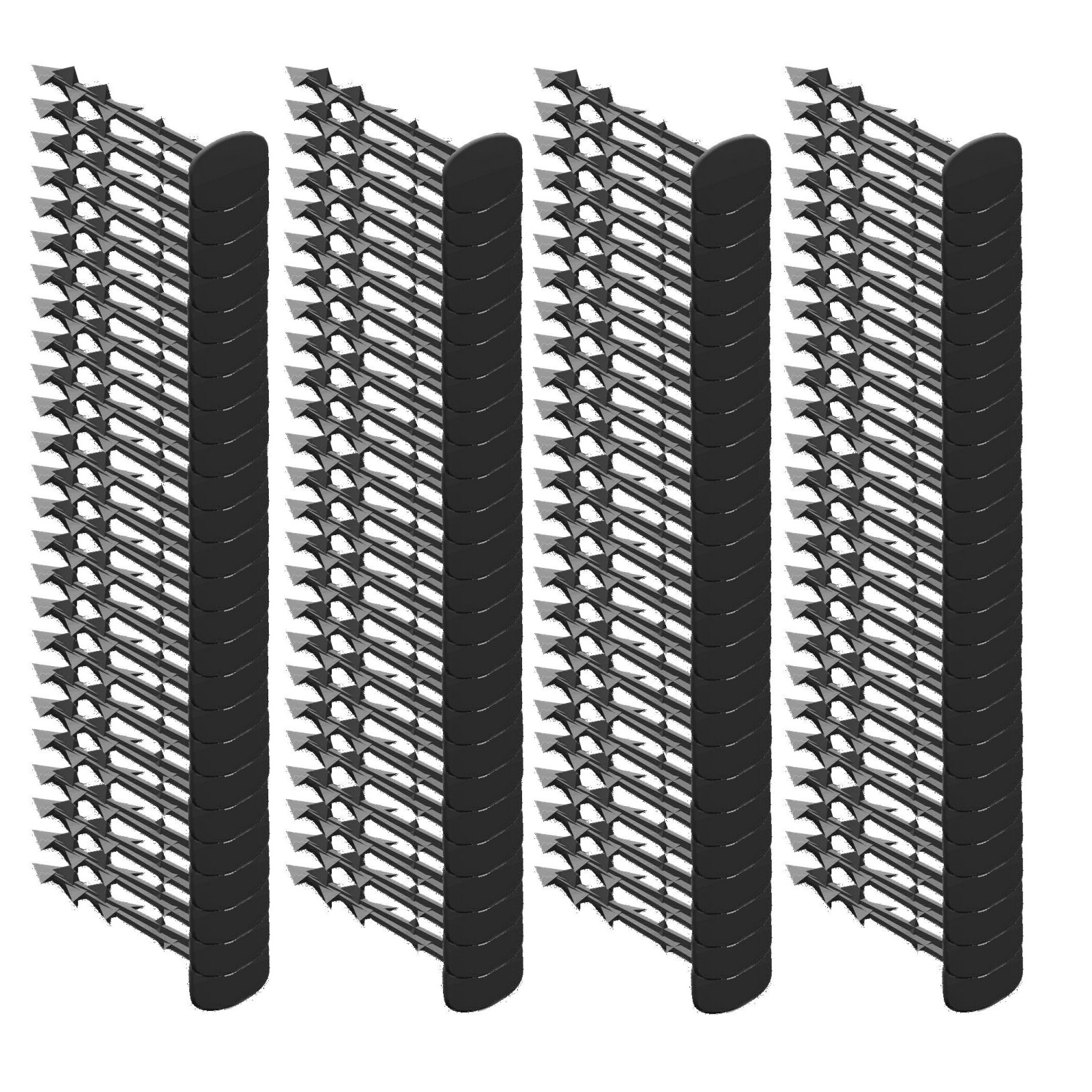 punti per tessuto agricolo 100pz 12,5cm neri megamix.sk