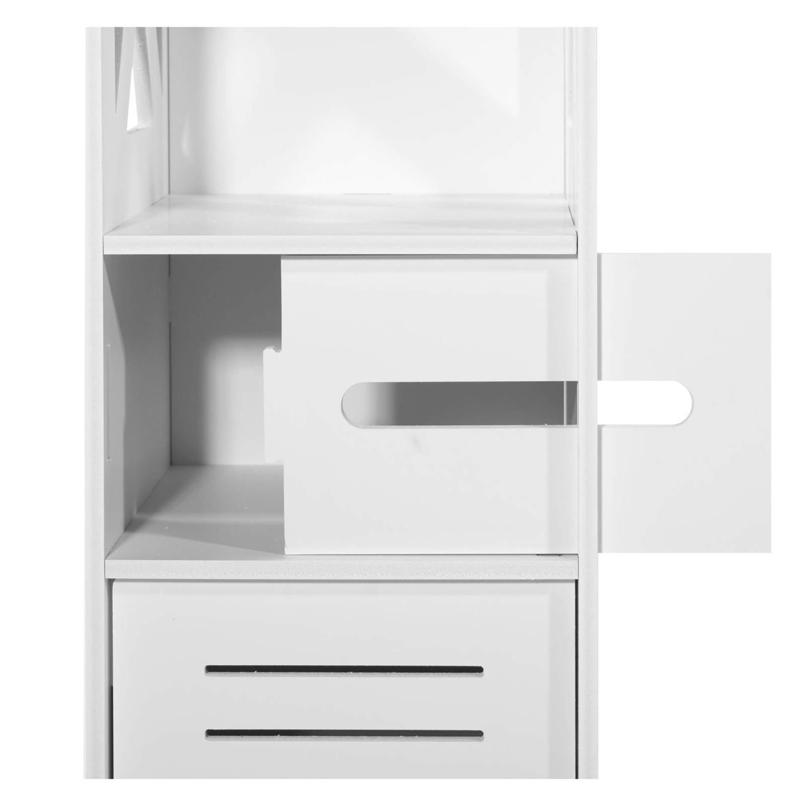 mobiletto da bagno 80x21x25cm bianco megamix.sk