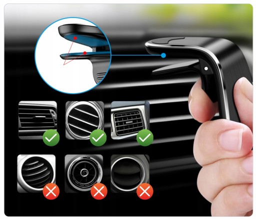 Supporto magnetico per telefono da auto