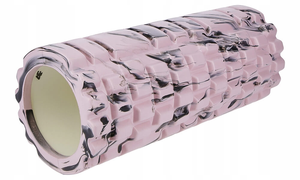 rullo massaggiante roller per esercizi 33cm rosa megamix.sk