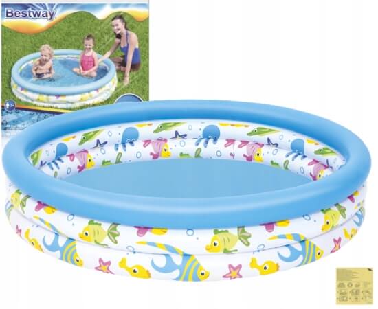 piscina gonfiabile per bambini rotonda Bestway 122 x 25 cm megamix.sk