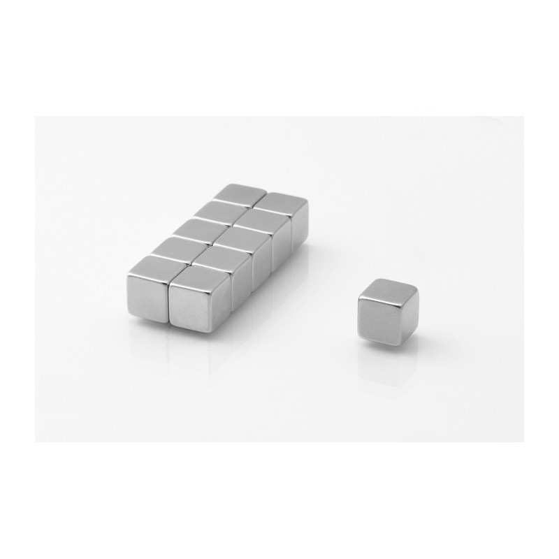 magnete piatto in neodimio MPL 10x10x10 N48 megamix.sk