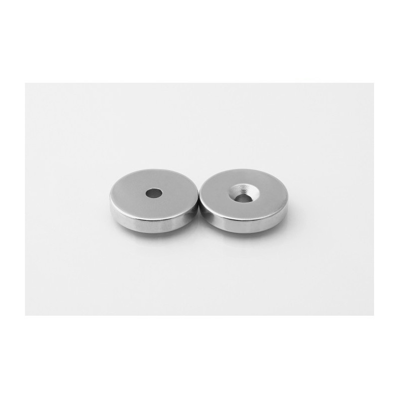 magnete in neodimio sotto vite MP 25x(7x4,5)x5 N38 megamix.sk
