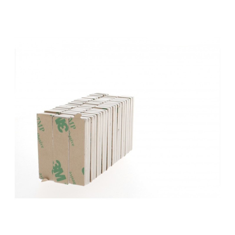 magnete al neodimio con colla 3M MPL 40x10x4 N38 megamix.sk