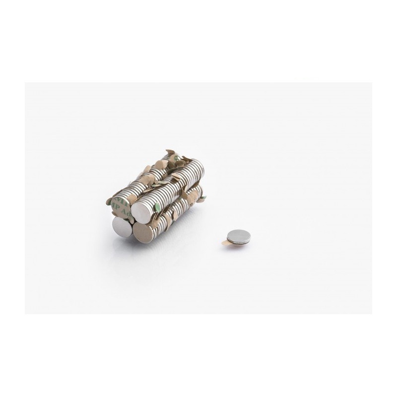 magnete al neodimio con colla 3M MW 8x2 N38 megamix.sk