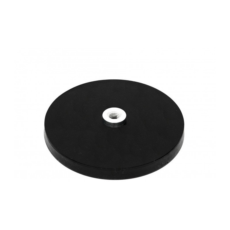 supporto magnetico in neodimio in custodia di gomma UM 88x8,5xM8 interno x 14 megamix.sk