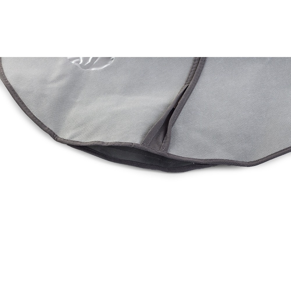 Copertura protettiva per abbigliamento 60x137cm con cerniera grigia megamix.sk