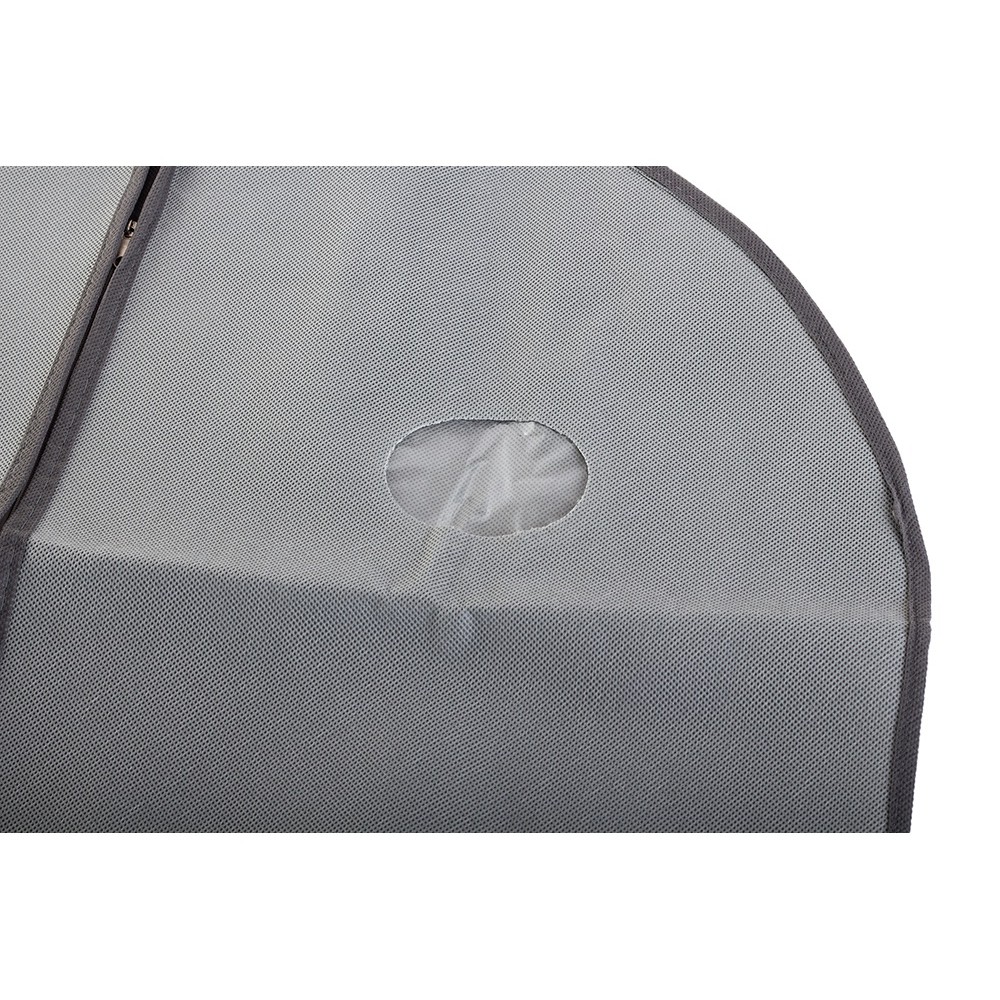 Copertura protettiva per abbigliamento 60x137cm con cerniera grigia megamix.sk