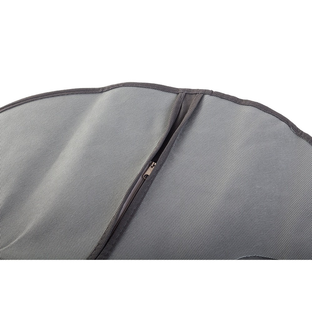 Copertura protettiva per abbigliamento 60x137cm con cerniera grigia megamix.sk