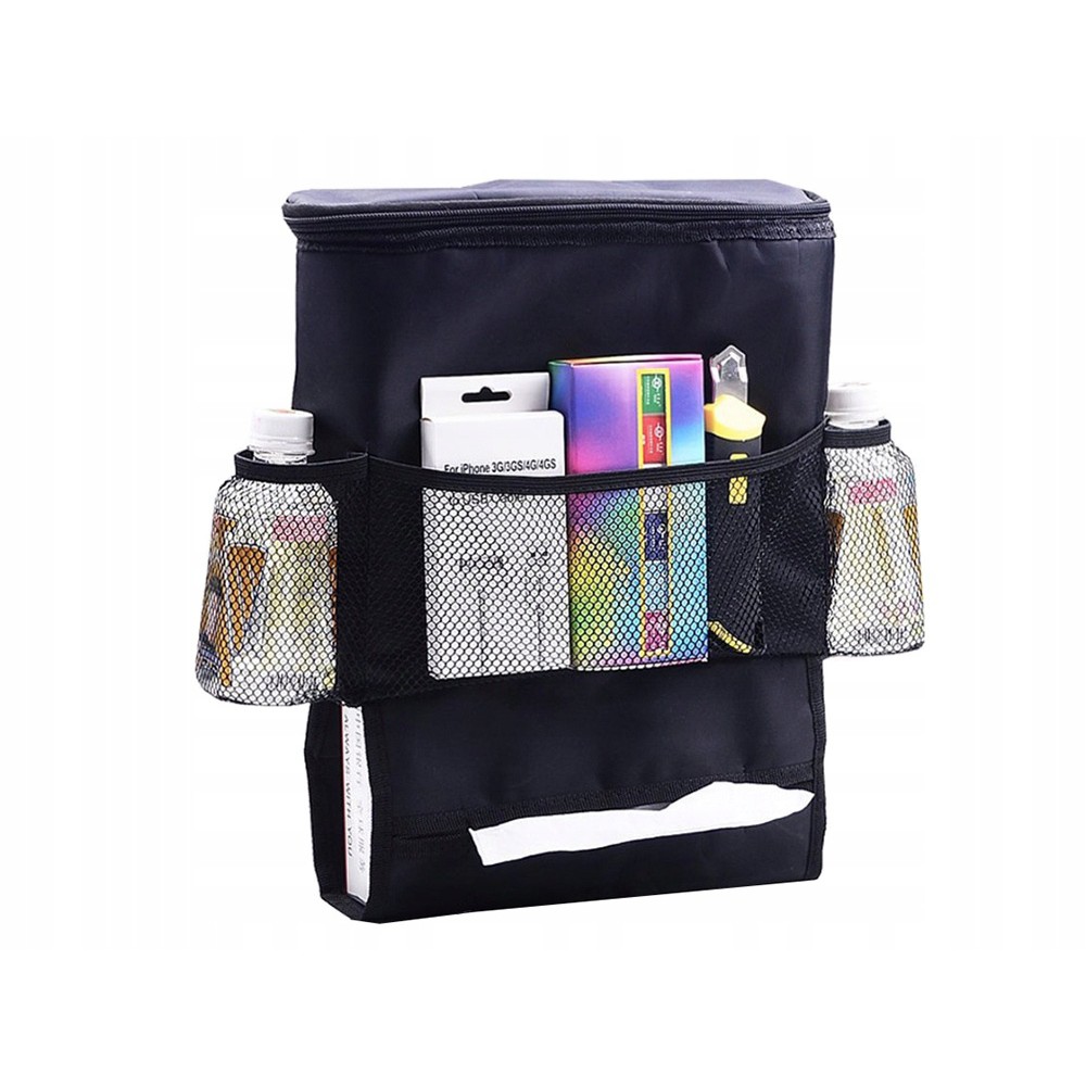 Organizer termico da auto per sedile 35x28x10cm nero megamix.sk