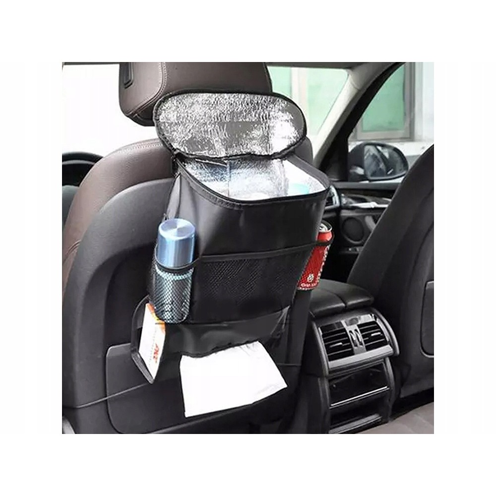 Organizer termico da auto per sedile 35x28x10cm nero megamix.sk