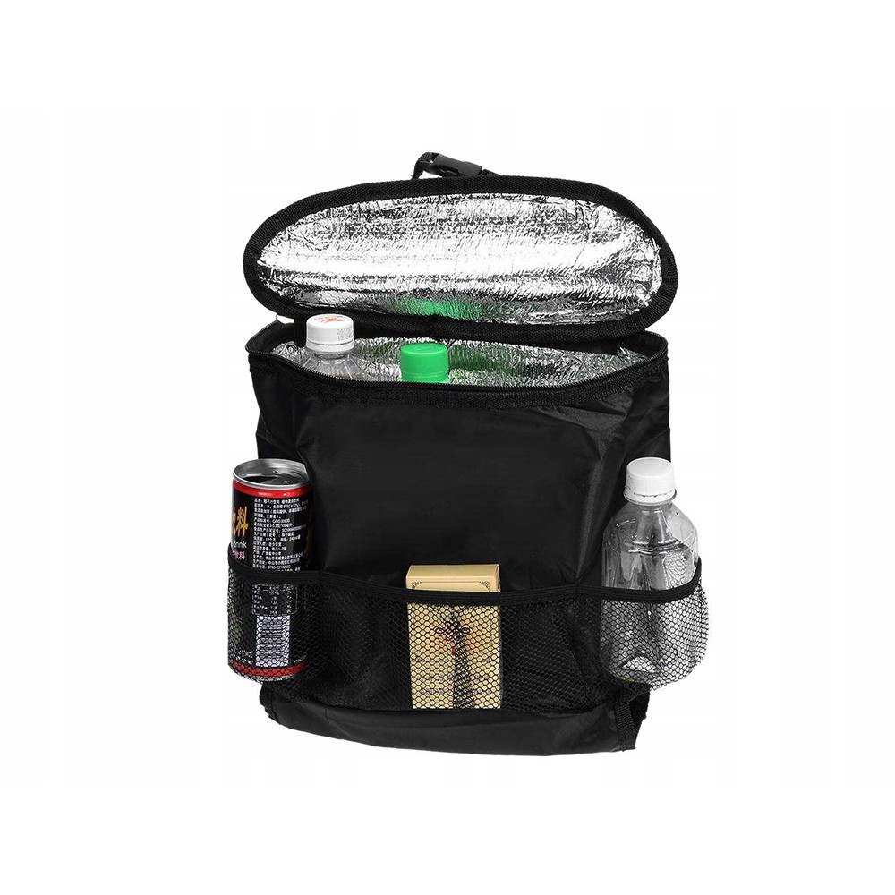 Organizer termico da auto per sedile 35x28x10cm nero megamix.sk