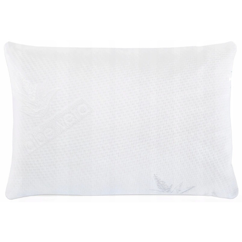 cuscino ortopedico termoplastico ALOES 40x60cm antiallergico bianco megamix.sk